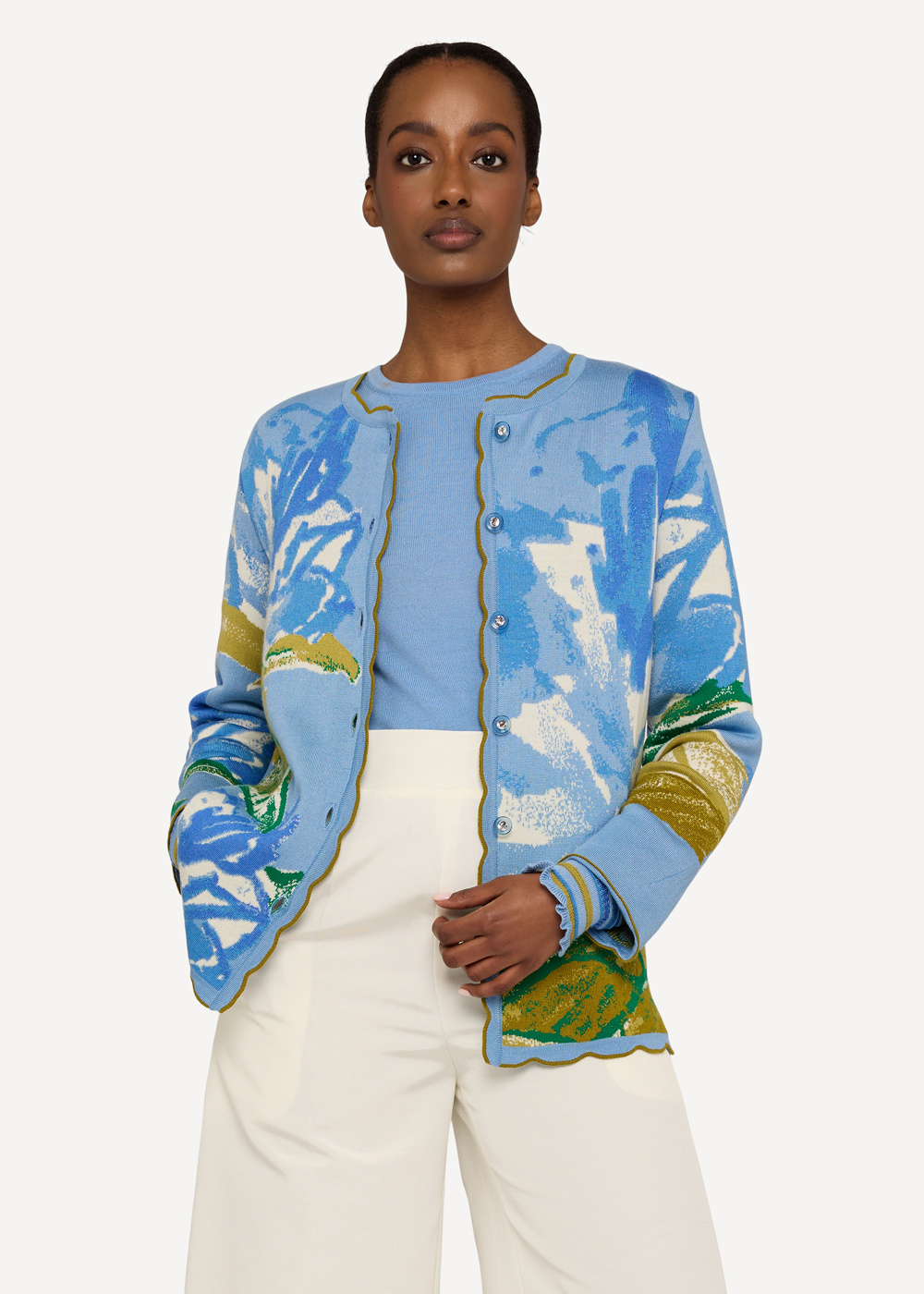 Johanne cardigan, Light Blue image #5
