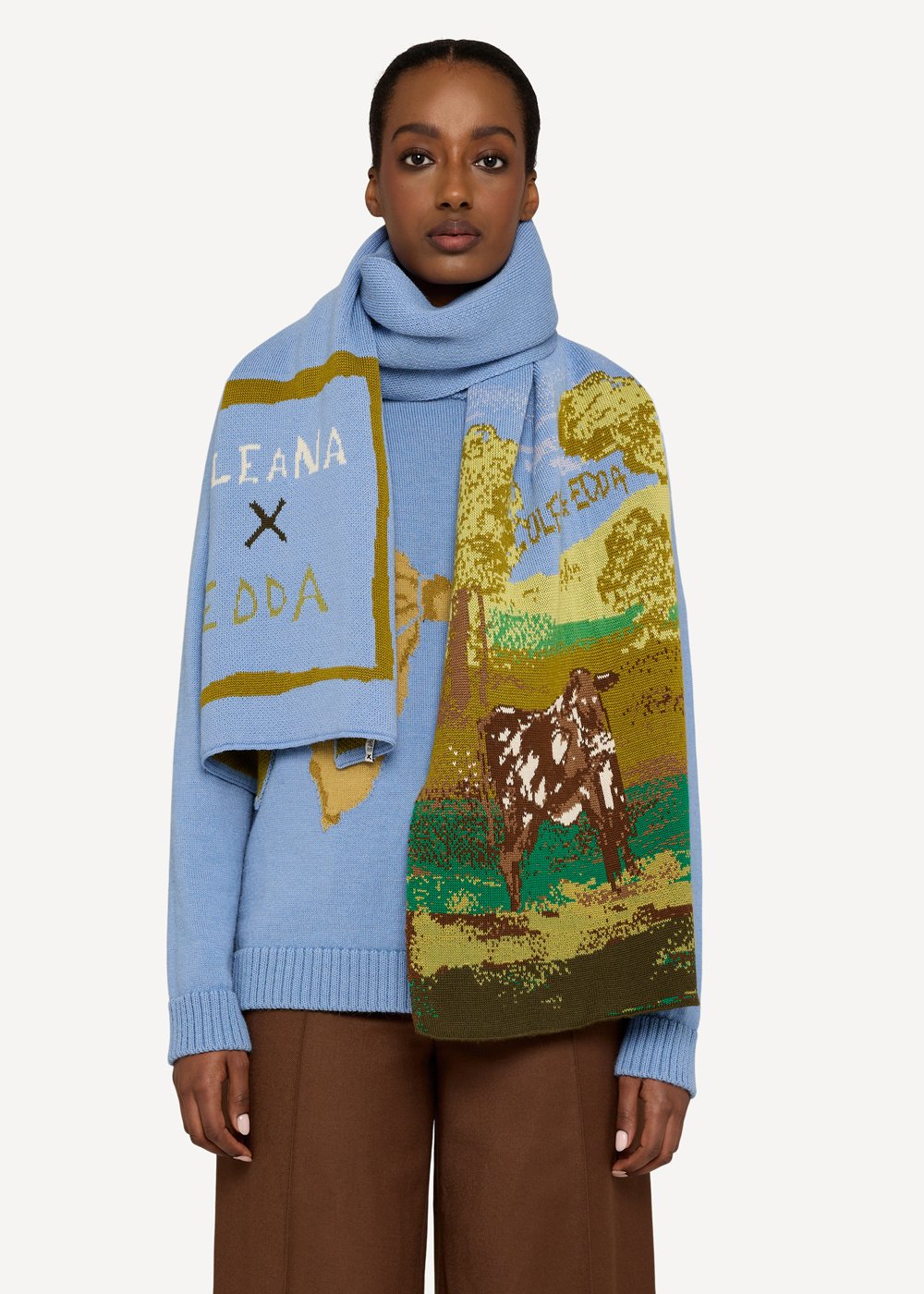 Kikki skjerf, Light blue image #1