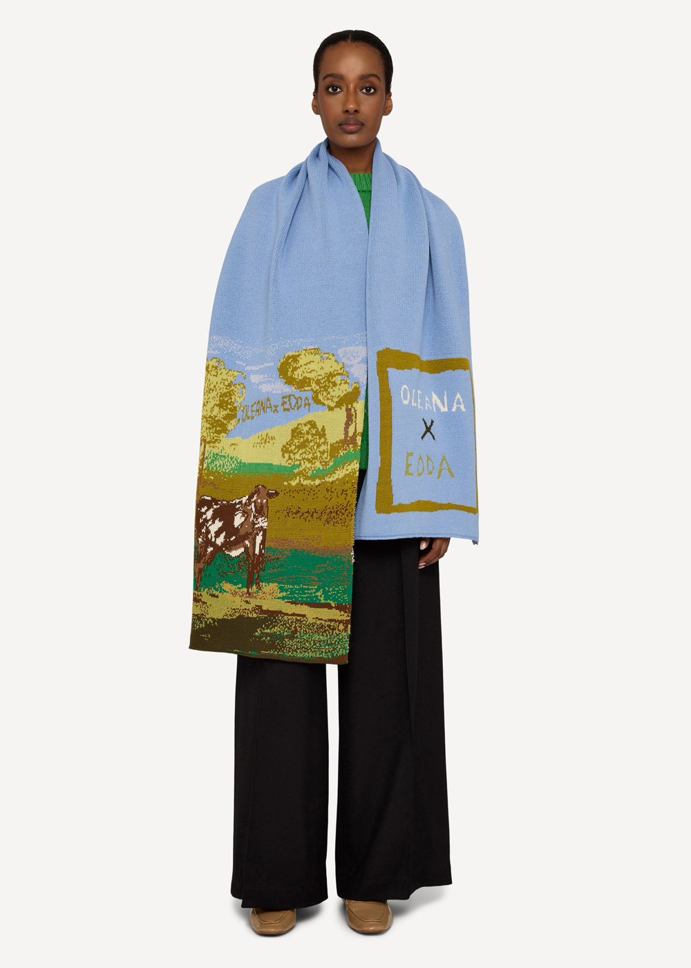 Kikki skjerf, Light blue image #4