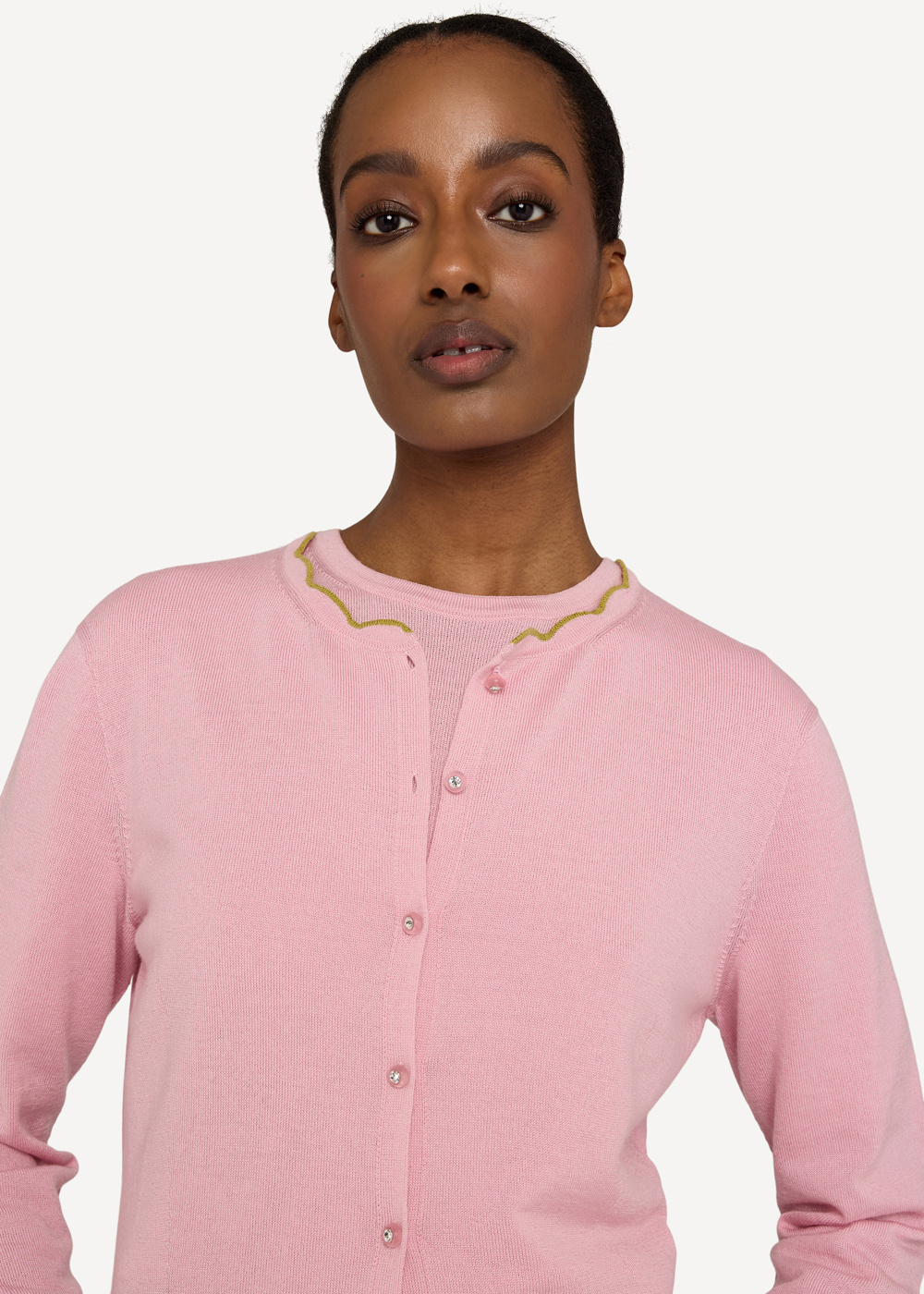Anne Cleo cardigan, Light Pink image #5