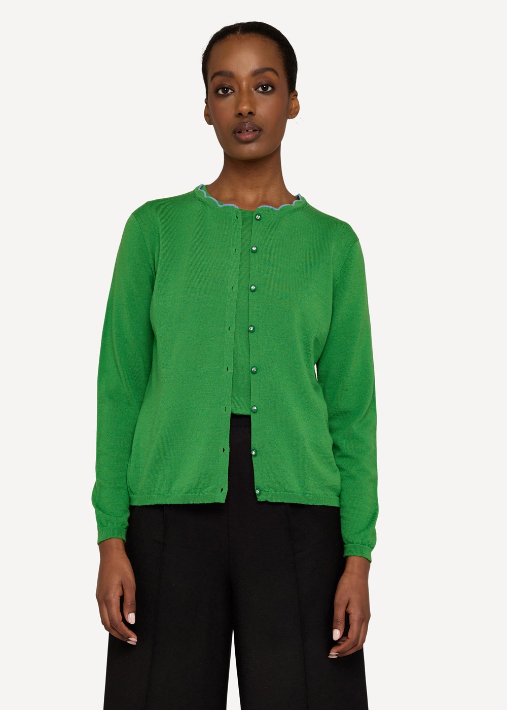 Anne Cleo cardigan, Green image #1