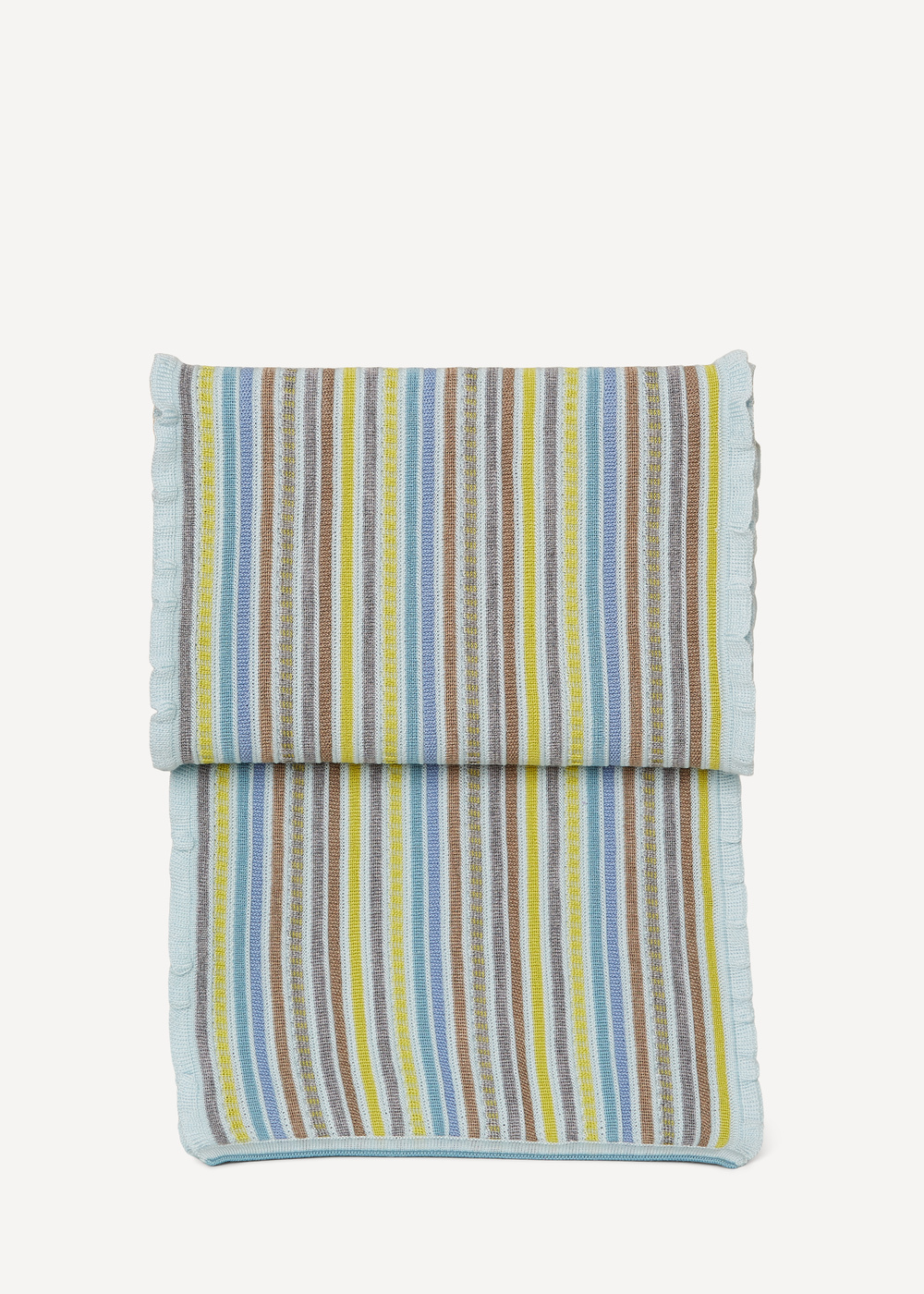 Frill scarf-Light blue-1