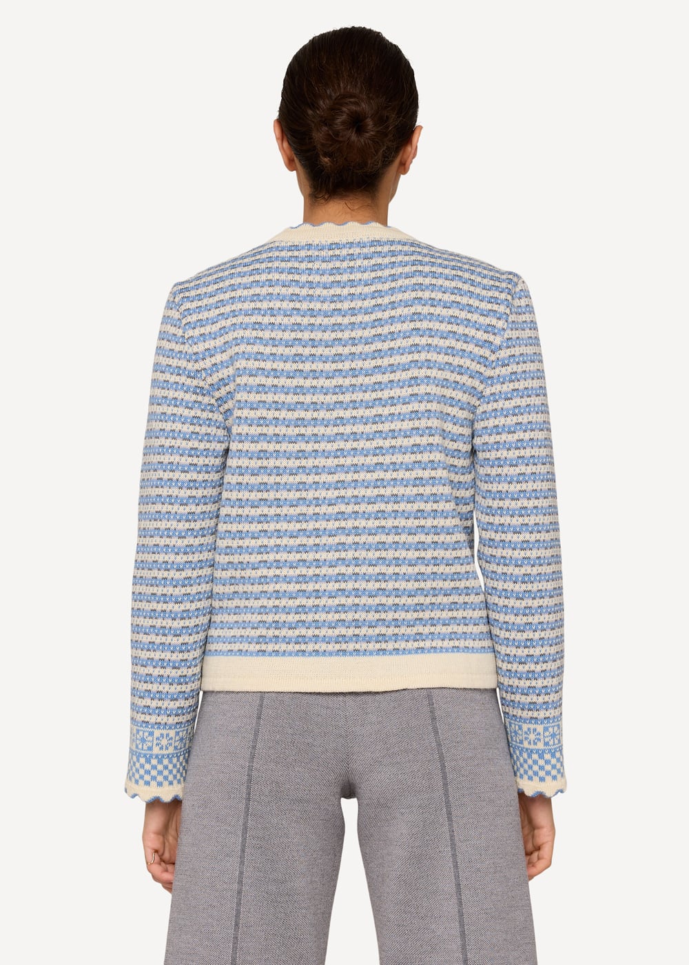 Sigrid cardigan-Light blue-2