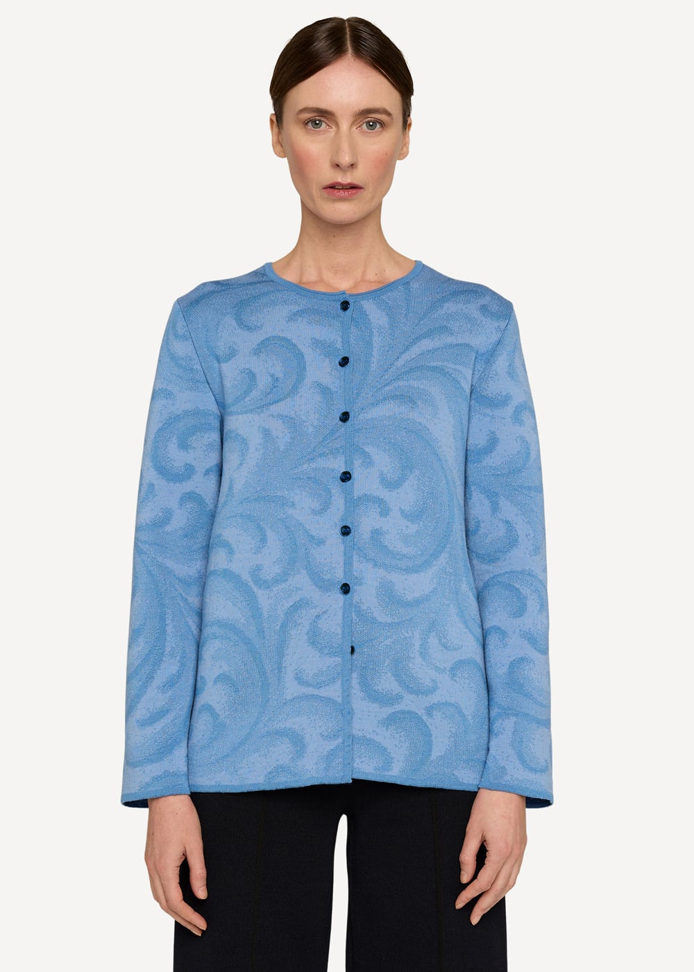 Rosemaling cardigan Glacier-Glacier-1