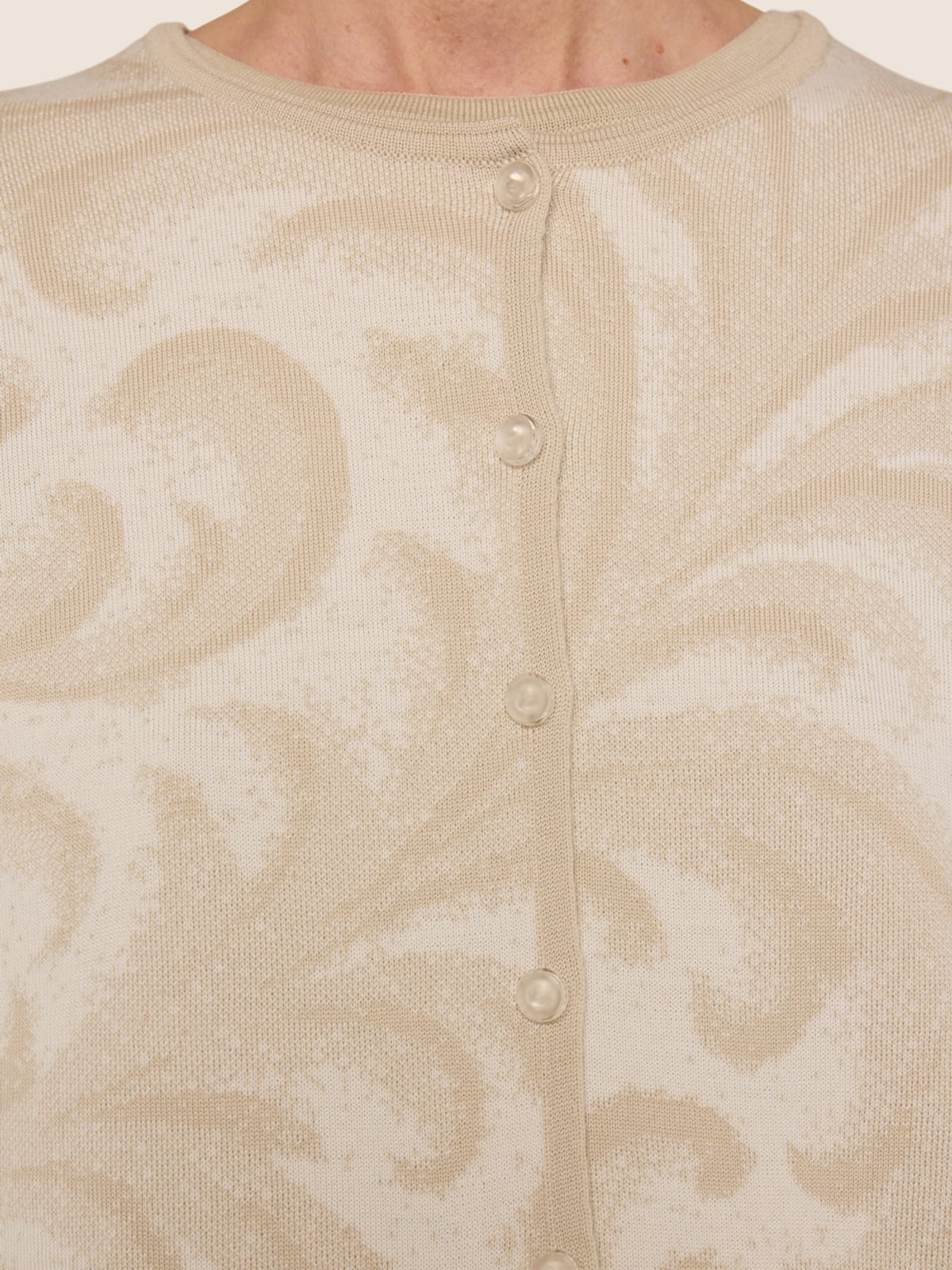Rosemaling cardigan Pearl image #8