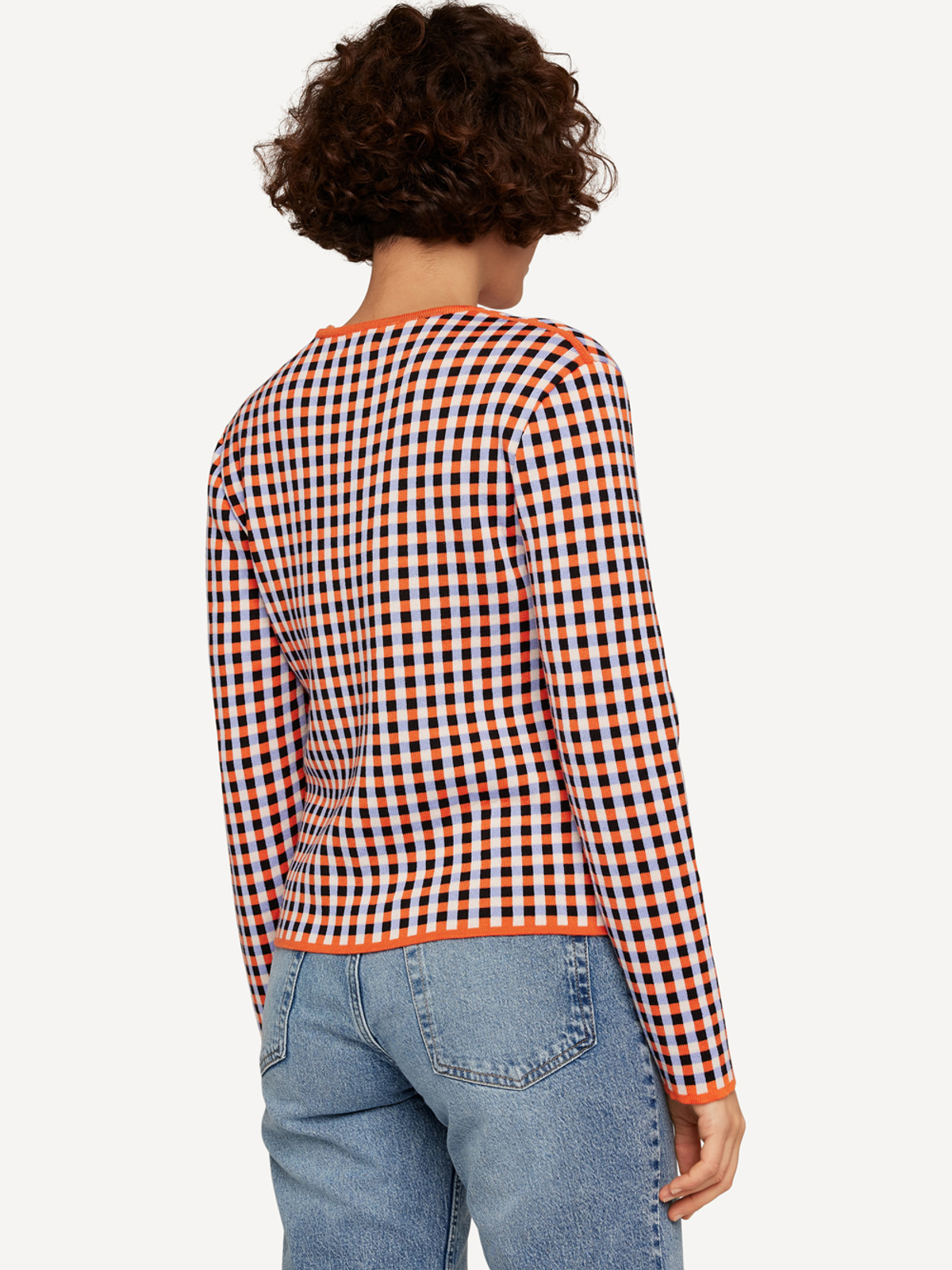 Gingham graph jacket image #2