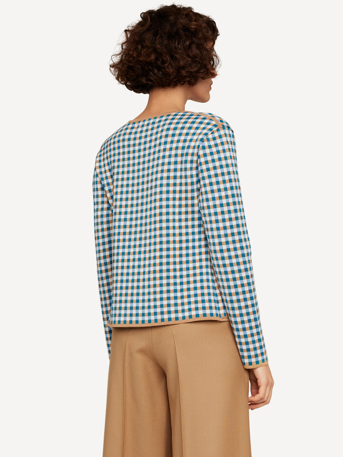 Gingham graph jacket image #2