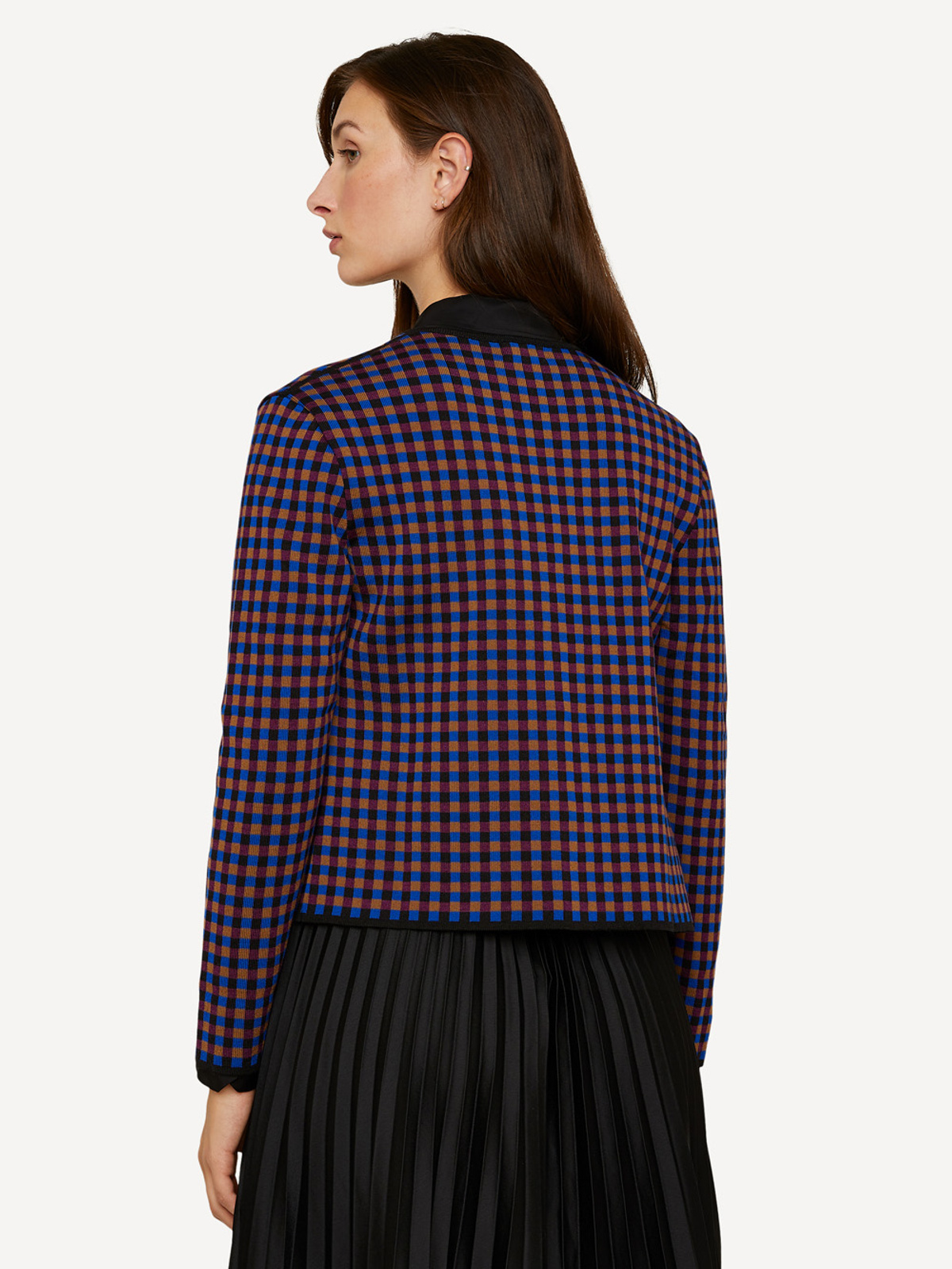 Gingham graph jacket image #2