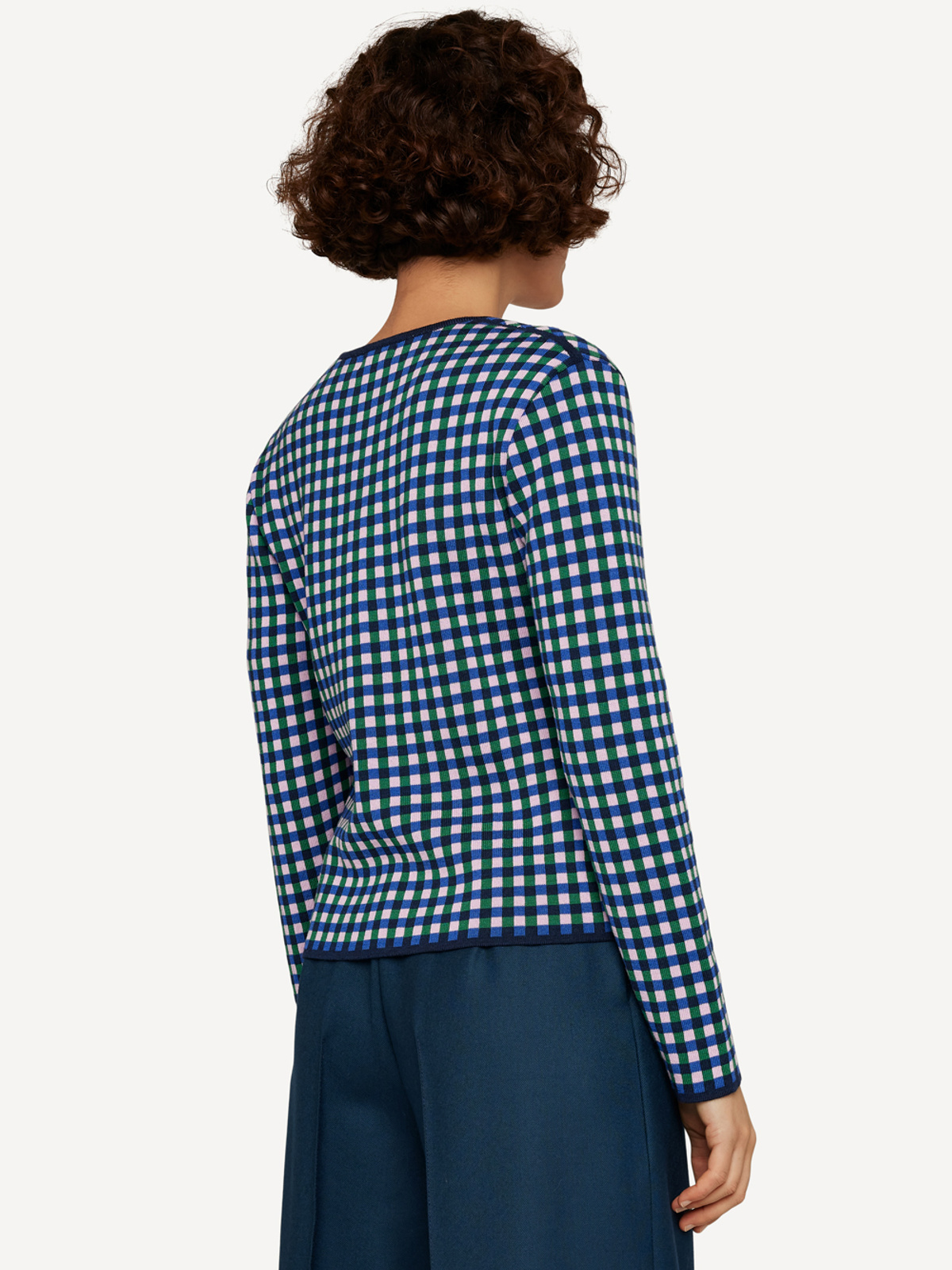 Gingham graph jacket image #2