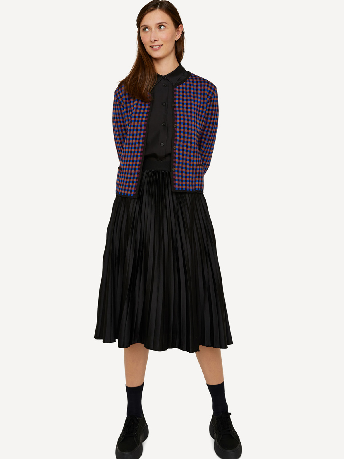 Gingham graph jacket image #3