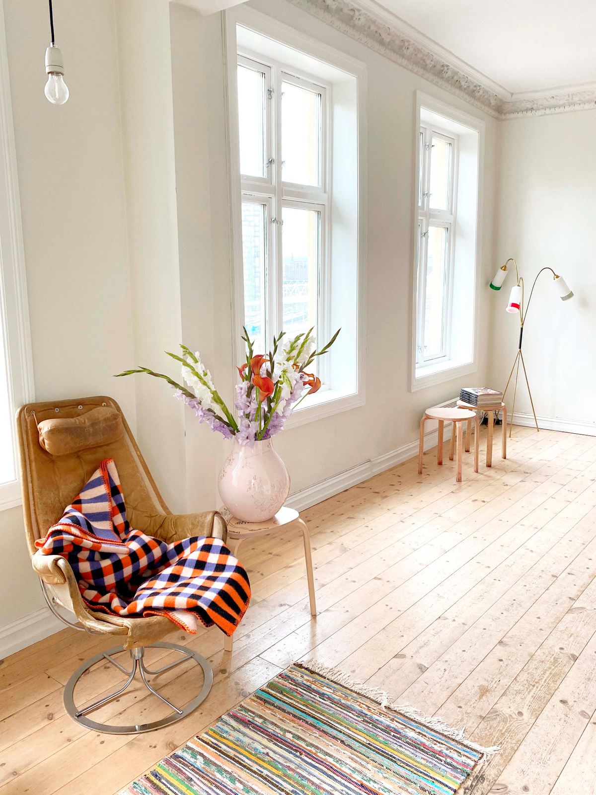 Gingham graph blanket image #5