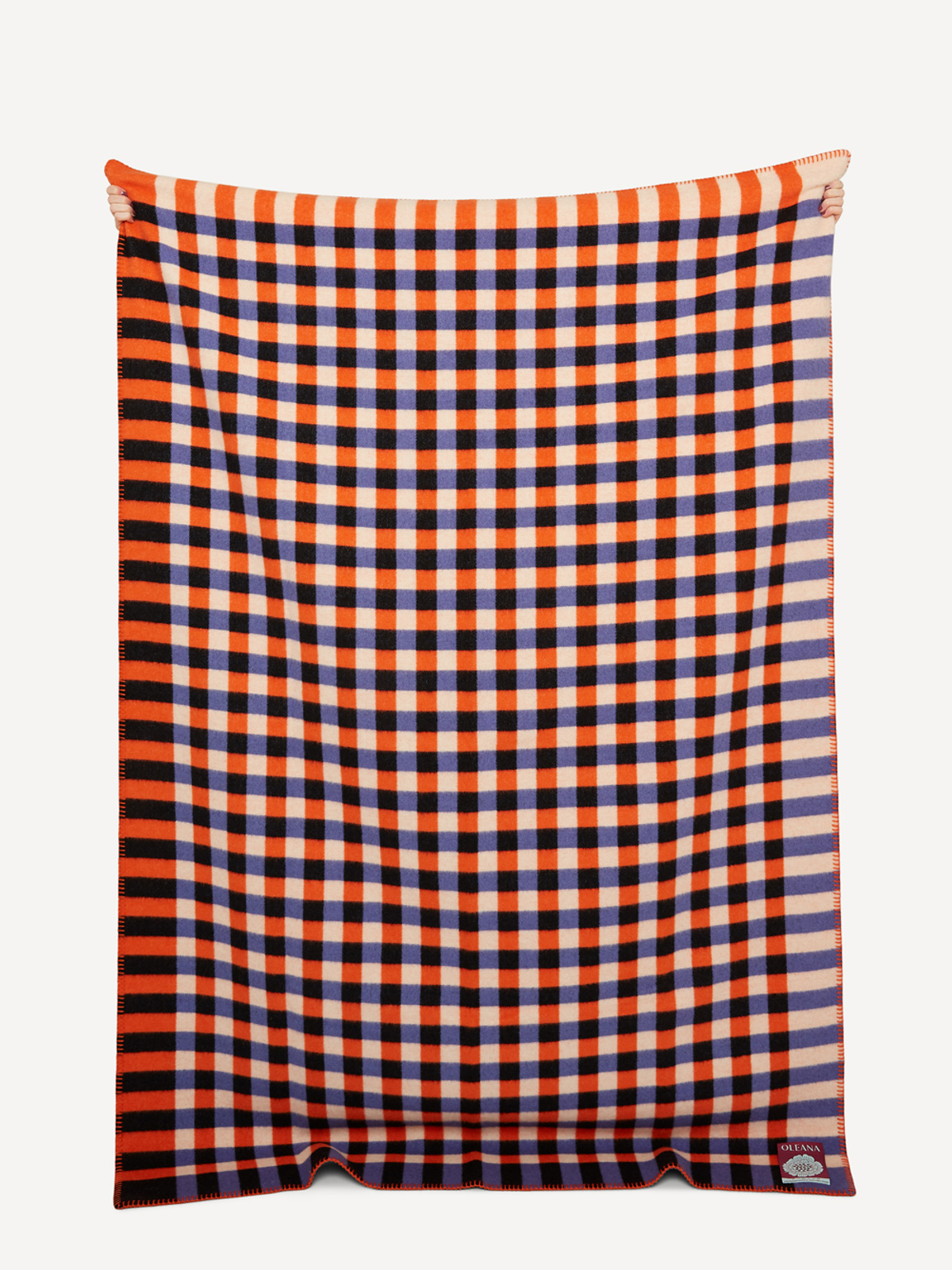 Gingham graph blanket image #2