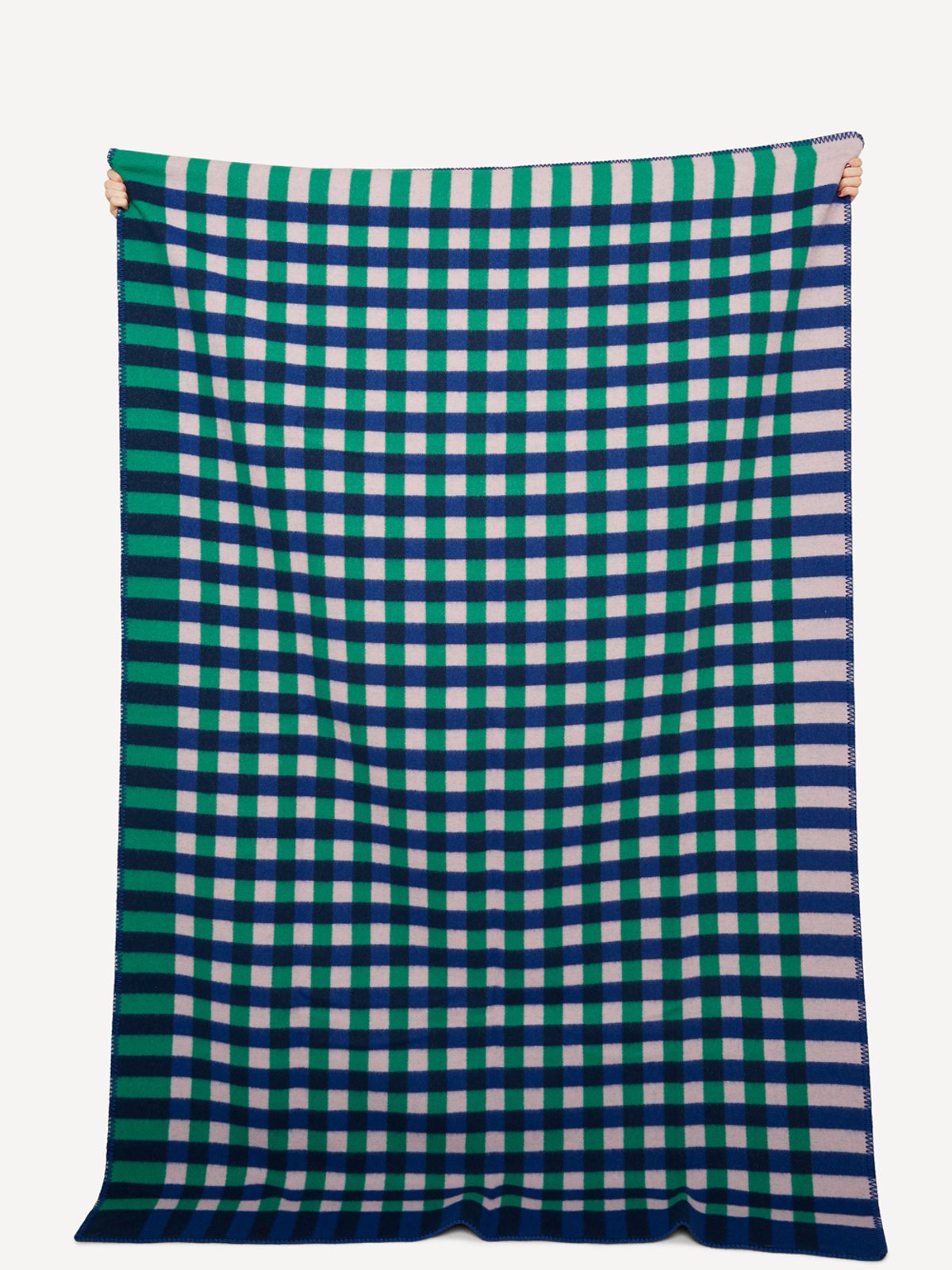 Gingham graph blanket image #3