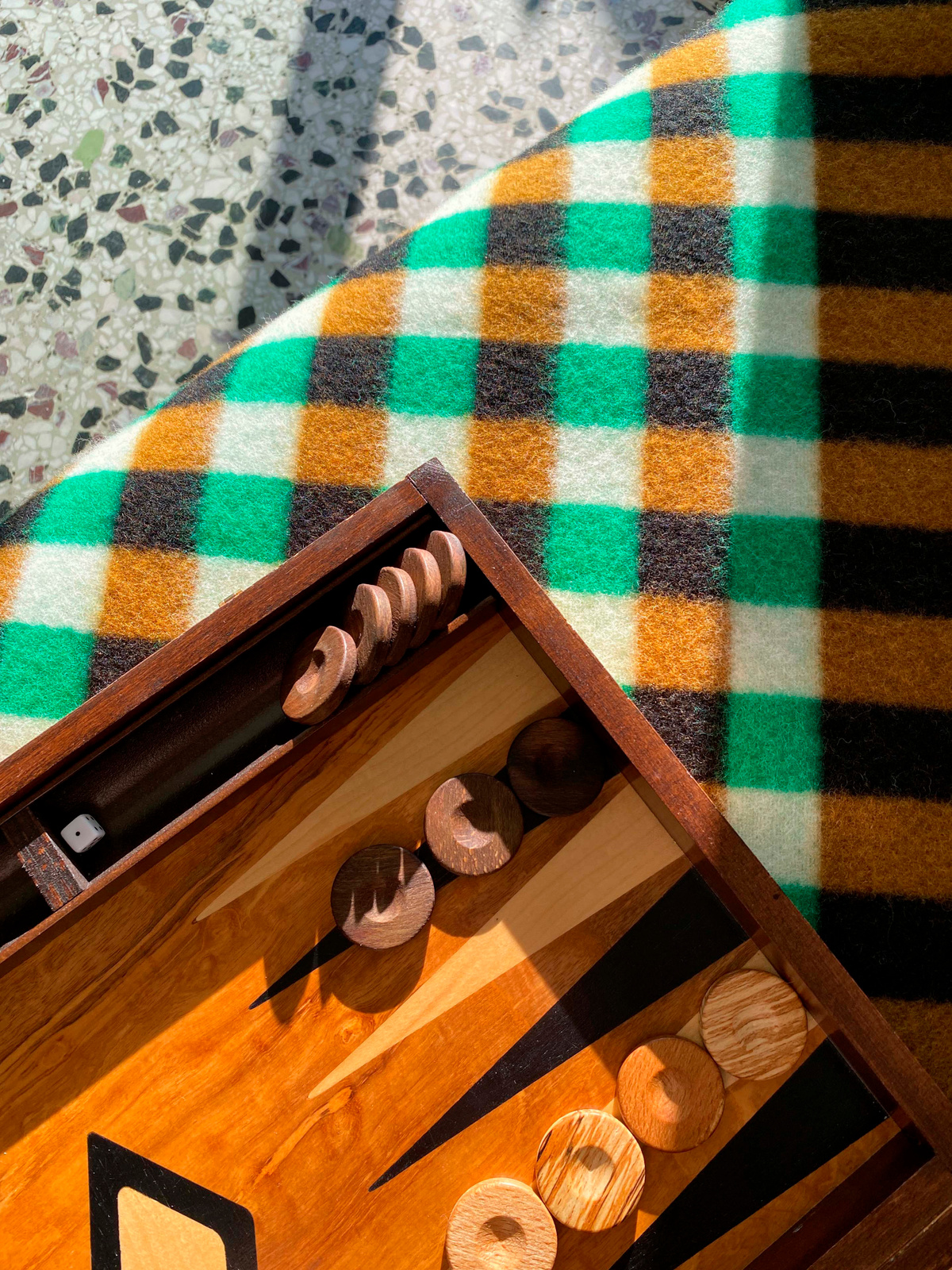 Gingham graph blanket image #5