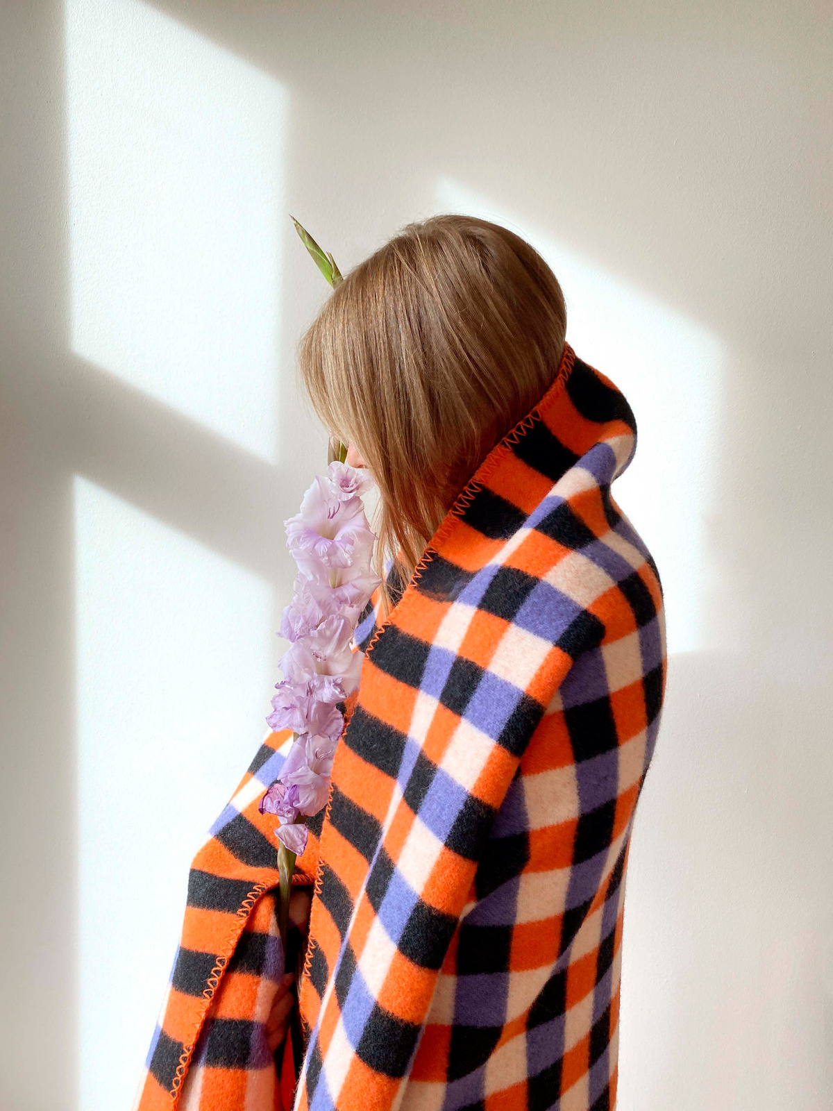 Gingham graph blanket image #4