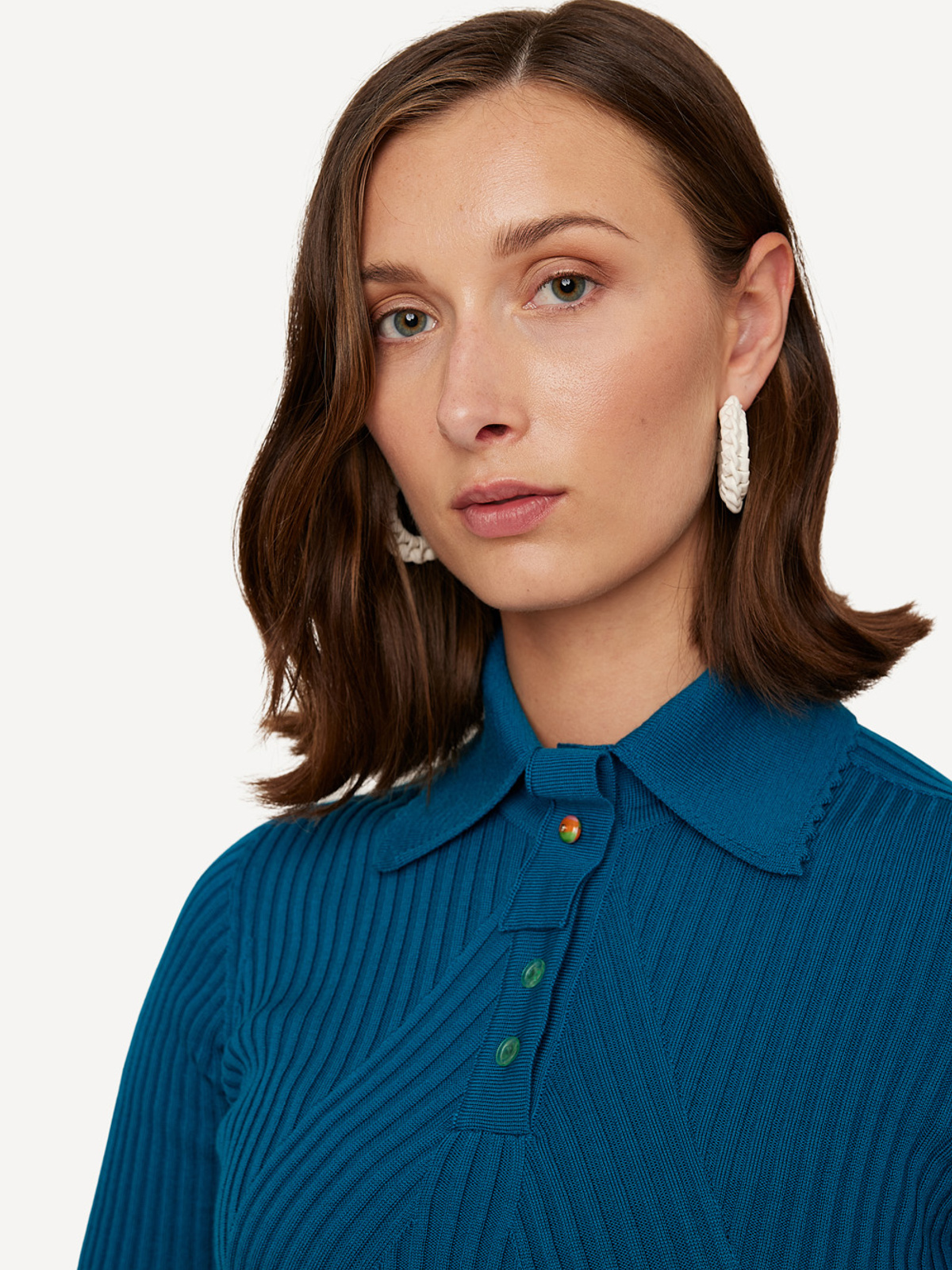 Odd button polo shirt image #5