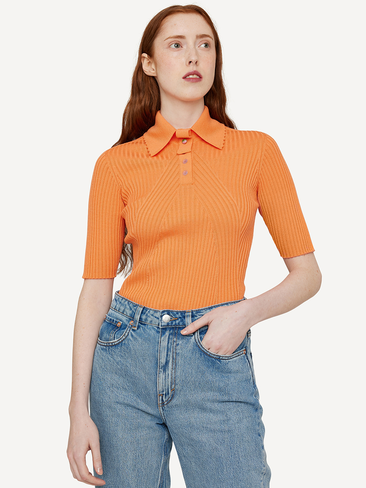 Odd button poloskjorte image #1